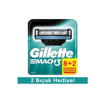 Gillette Mach-3 Yedek 10'lu Tıraş Bıçağı