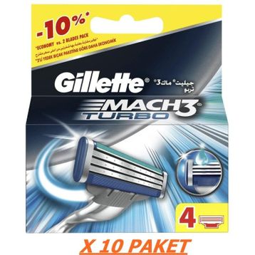 Gillette Mach-3 Yedek 10'lu Tıraş Bıçağı