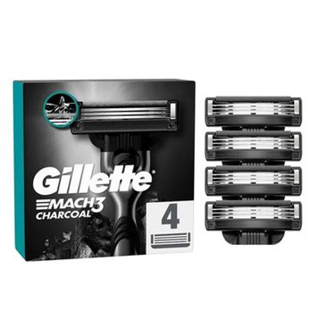Gillette Mach3 4'lü Kömür Yedek Tıraş Bıçağı