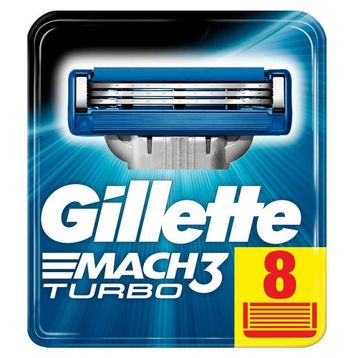 Gillette Mach3 Turbo 8'li Yedek Tıraş Bıçağı