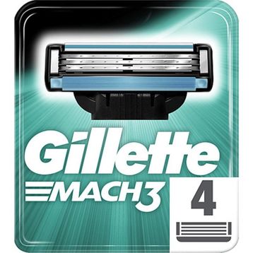 Gillette Mach3 Yedek 4 Adet Tıraş Bıçağı