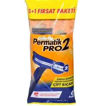 Gillette Permatik Pro 2 6'lı Poşet Tıraş Bıçağı