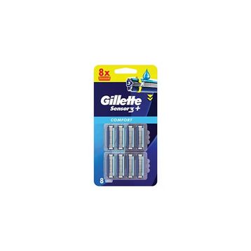 Gillette Sensor3+ Comfort 4 Adet 8'li Yedek Bıçak Başlığı