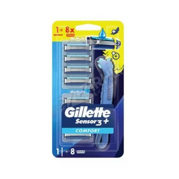 Gillette Sensor3+ Comfort 5 Adet 8'li Yedek Bıçak Başlığı