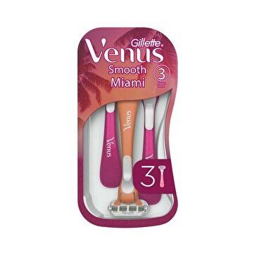 Gillette Venus Smooth Miami Kadın Kullan At 3'lü Tıraş Bıçakları