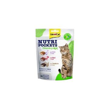 GimCat 150 gr Nutri Pockets Country Mix Multivitaminli Kedi Ödül Maması