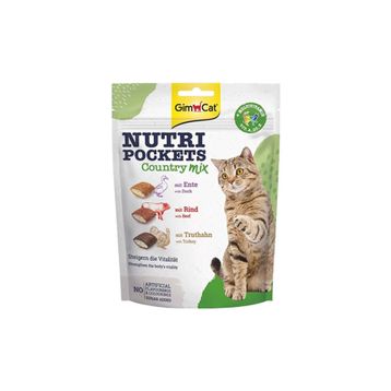 GimCat 150 gr Nutripockets Country Mix Multivitaminli Kedi Ödül Maması
