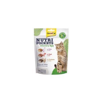 GimCat 150 gr Nutripockets Country Mix Multivitaminli Kedi Ödül Maması
