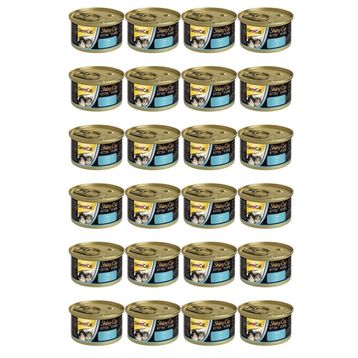 GimCat 24x70 gr Shinycat Tuna Balıklı Konserve Yavru Kedi Maması