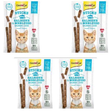 GimCat 4 x 4 Adet Sticks Alabalıklı Somonlu Ödül Çubukları