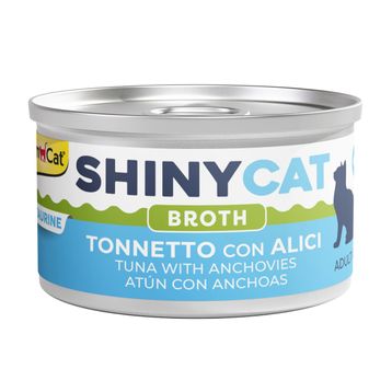 GimCat 70 gr Shinycat Broth Ançüezli Ton Balığı Kedi Maması