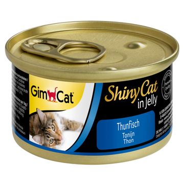 GimCat 70 gr Shinycat Tuna Balıklı Tavuklu Konserve Kedi Maması