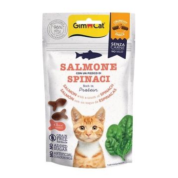 GimCat Crunchy 50 GR Somonlu ve Ispanaklı Kedi Ödül Maması