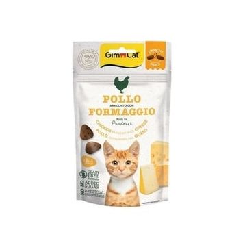 GimCat Crunchy 50 gr Tavuklu ve Peynirli Kedi Ödül Maması
