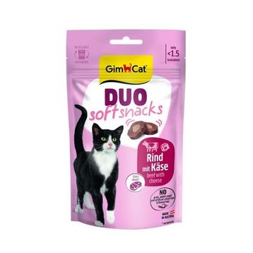 GimCat Duo Soft Snacks Beef with Cheese 50 gr Kedi Ödülü