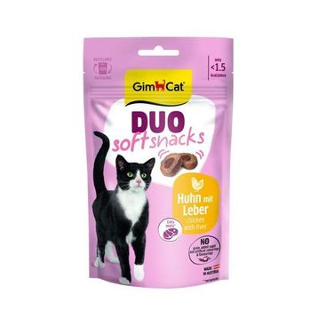 GimCat Duo Soft Snacks Chicken with Liver 50 gr Kedi Ödülü