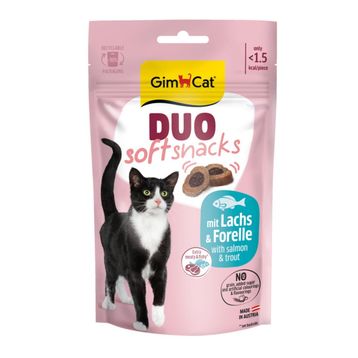 GimCat Duo Soft Snacks with Salmon & Trout 50 gr Kedi Ödülü