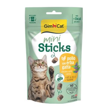 GimCat Mini Sticks 50 gr Tavuklu ve Catnipli Kedi Ödül Maması