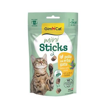 GimCat Mini Sticks 50 gr Tavuklu ve Catnipli Kedi Ödül Maması