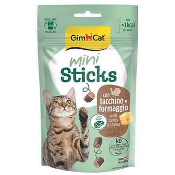 GimCat Mini Sticks Hindi ve Peynirli 50 gr Ödül Çubukları