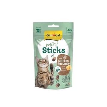 GimCat Mini Sticks Hindili ve Peynirli 50 gr Kedi Ödül Maması