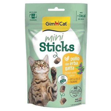 GimCat Mini Sticks Otlu ve Tavuklu 50 gr Kedi Ödül Çubukları