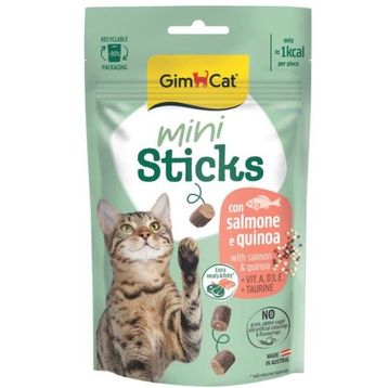 GimCat Mini Sticks Somonlu Kinoalı 50 gr Ödül Çubukları
