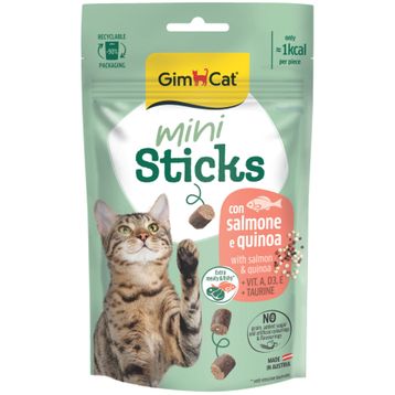 GimCat Mini Sticks Somonlu Kinoalı 50 gr Ödül Çubukları