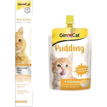 GimCat Multivitamin 100 gr Pasta +GimCat 150 gr Kedi Puding