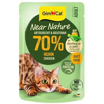 GimCat Near Nature Pouch Tavuk Etli 85 gr Kedi Konservesi