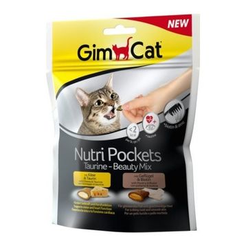 GimCat Nutripockets Malt ve Multivitamin 150 gr Kedi Ödül Tableti