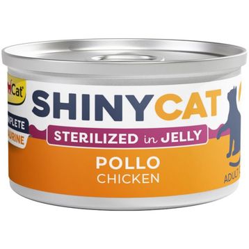 GimCat Shinycat 70 gr Jöle İçinde Tavuklu Kısırlaştırılmış Kedi Konservesi