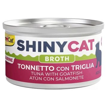 GimCat Shinycat Broth Barbun Balıklı Ton Balığı 70 gr Kedi Konservesi