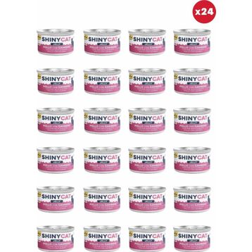 GimCat Shinycat Jelly Jöle İçinde Karidesli Tavuklu 24x70 gr Kedi Konservesi