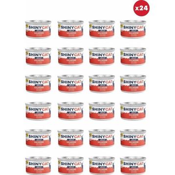 GimCat Shinycat Jelly Jöle İçinde Somon Balıklı 24x70 gr Kedi Konservesi