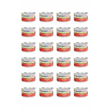 GimCat Shinycat Jelly Jöle İçinde Somon Balıklı 24x70 gr Kedi Konservesi
