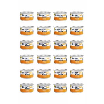 GimCat Shinycat Jelly Jöle İçinde Tavuklu 24x70 gr Kedi Konservesi