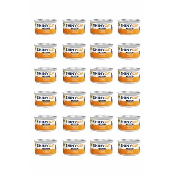 GimCat Shinycat Jelly Jöle İçinde Tavuklu 24x70 gr Kedi Konservesi