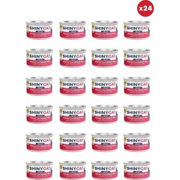 GimCat Shinycat Jelly Jöle İçinde Yengeçli Tavuklu 24x70 gr Kedi Konservesi
