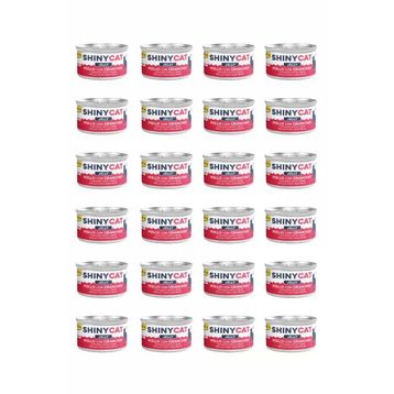 GimCat Shinycat Jelly Jöle İçinde Yengeçli Tavuklu 24x70 gr Kedi Konservesi