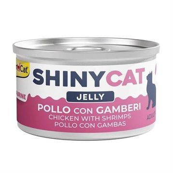 GimCat Shinycat Tavuklu Karidesli Konserve 70 gr Kedi Maması