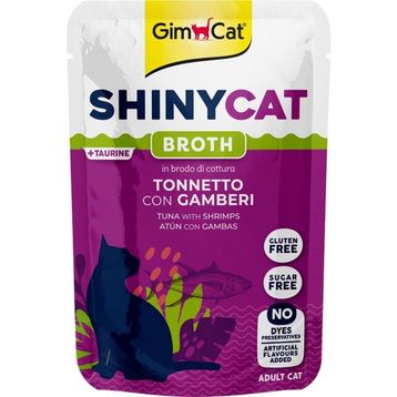 GimCat Shinycat Tuna With Shrimps 70 gr Karidesli Pouch Mama