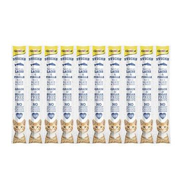 GimCat Somonlu ve Alabalıklı Tahılsız 10x5 gr Kedi Ödül Çubukları