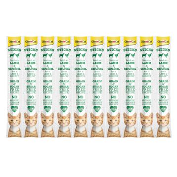 GimCat Sticks 50 gr 10 Adet Kuzu Etli Tavuklu Kedi Ödül Çubuğu