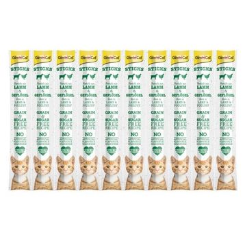 GimCat Sticks 50 gr 10 Adet Kuzu Etli Tavuklu Kedi Ödül Çubuğu