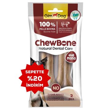 Gimdog 120 gr Chew Bones Press Naturel Köpek Çiğneme Kemiği