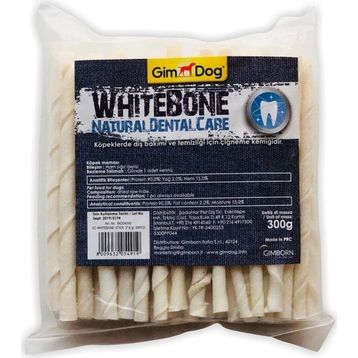 Gimdog 50 Adet Chew Bone Sütlü Burgu Çubuk
