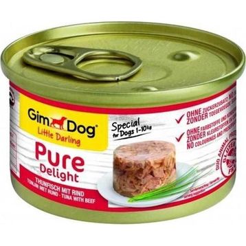 Gimdog 85 gr Pure Delight Ton Balikli Biftekli Kopek Konservesi