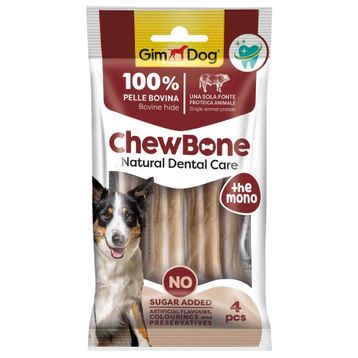 Gimdog Chew Bone 80 gr 8.9 cm Diş Sağlığı Destekleyici Naturel Press Köpek Çiğneme Kemiği