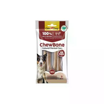Gimdog Chew Bones Press 5.5 cm 120 gr 2'li Naturel Köpek Çiğneme Kemiği